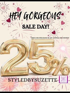 Hey Gorgeous, It's SALE Day!